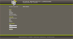 Desktop Screenshot of marchettistudio.com