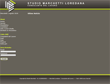 Tablet Screenshot of marchettistudio.com